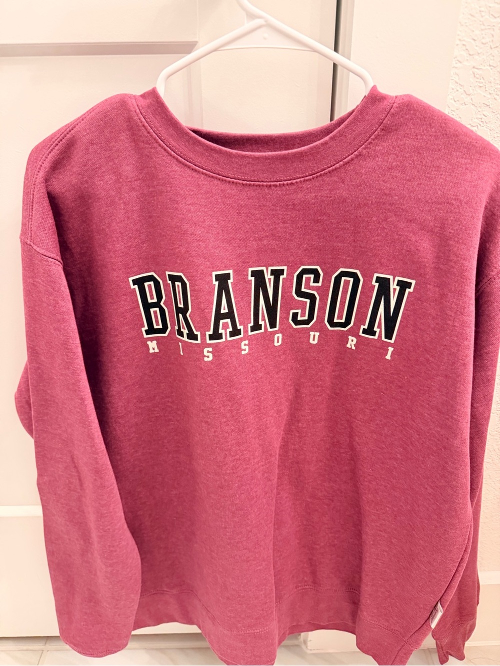 Branson Missouri Women’s Crewneck Sweatshirt - Dusty Rose